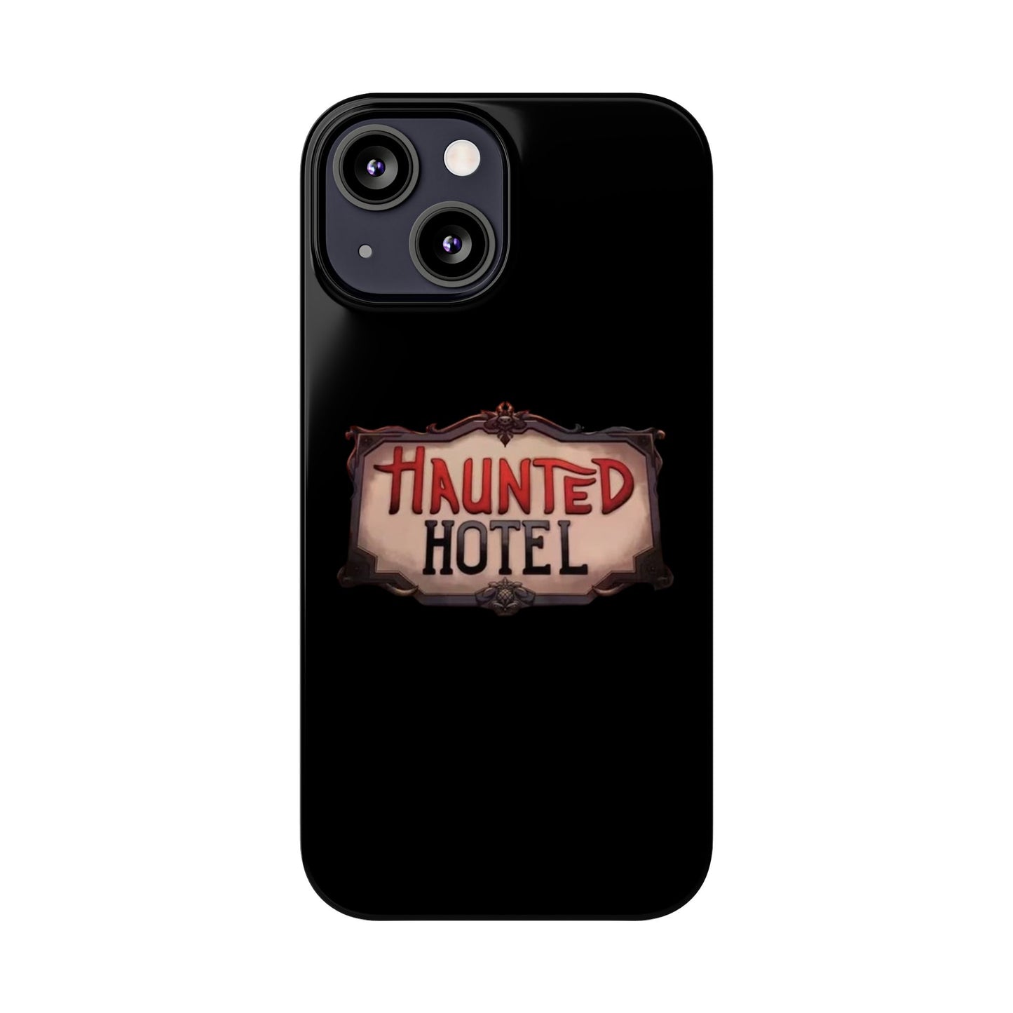Haunted Hotel iPhone Logo Case Black