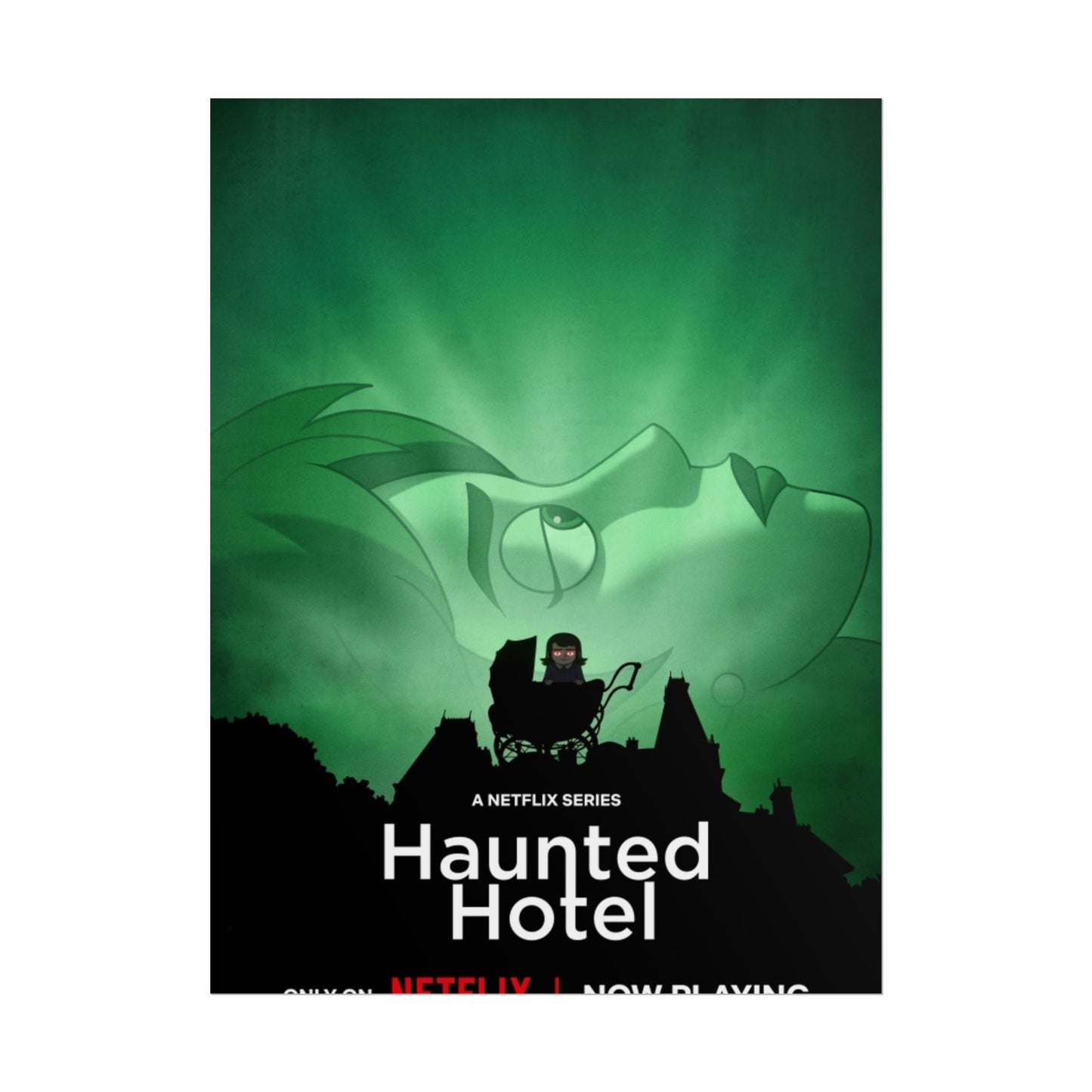 Haunted Hotel Creepy Poster