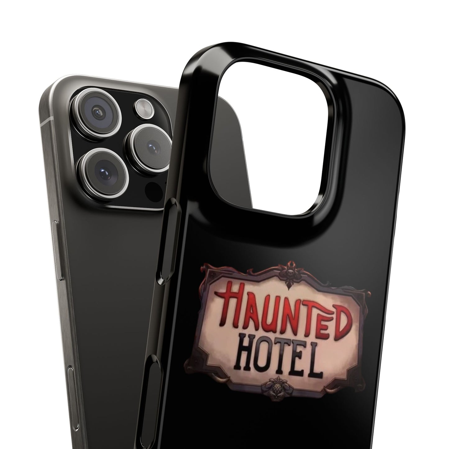 Haunted Hotel iPhone Logo Case Black