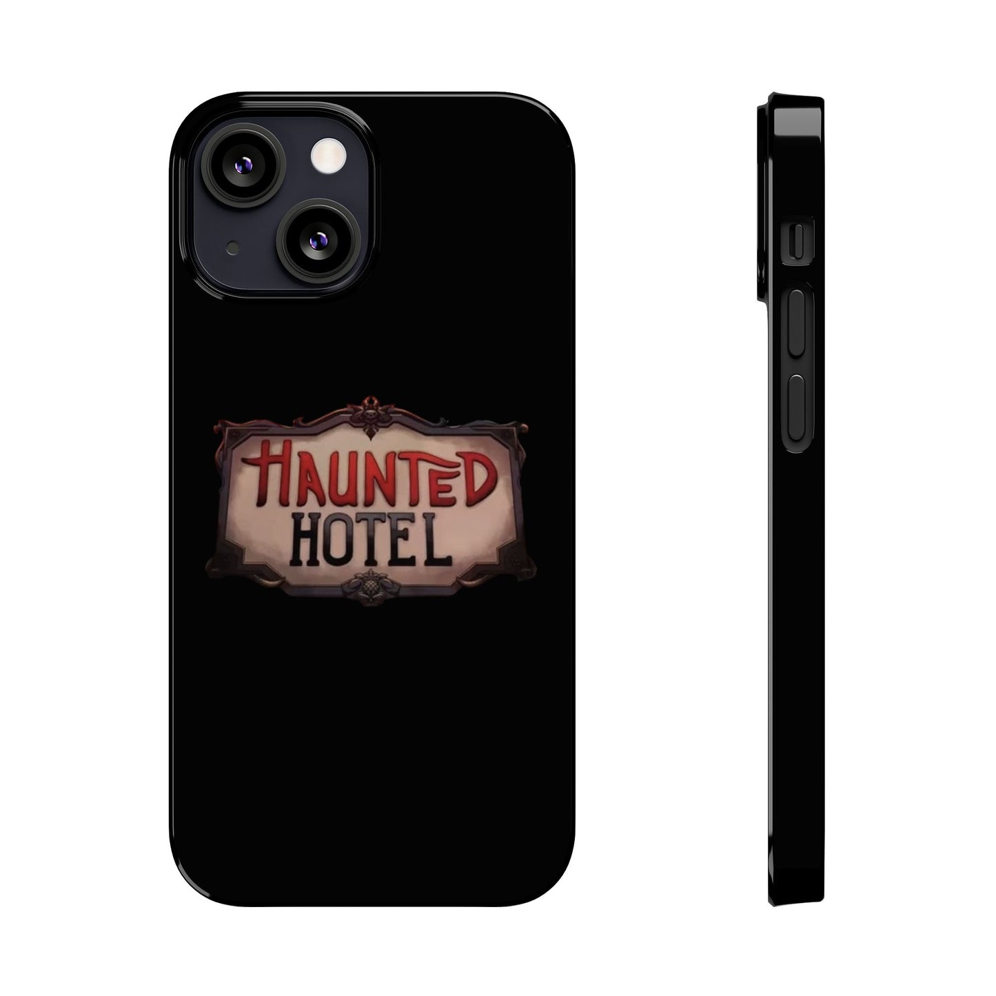 Haunted Hotel iPhone Logo Case Black
