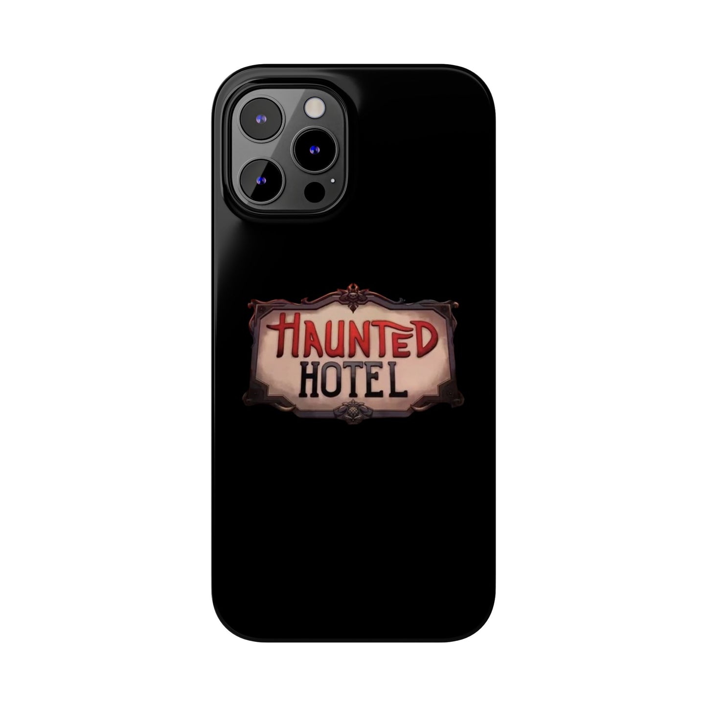 Haunted Hotel iPhone Logo Case Black