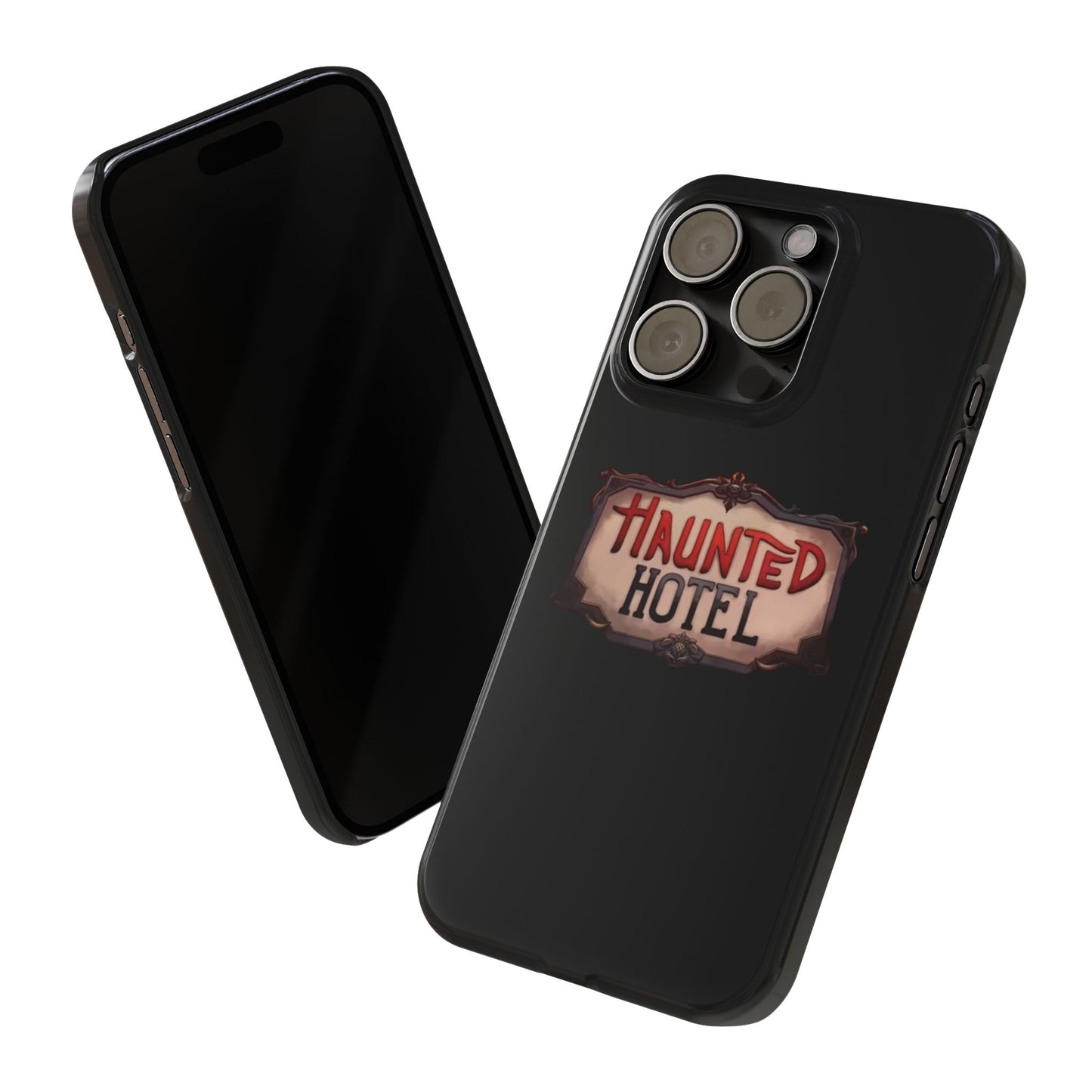Haunted Hotel iPhone Logo Case Black