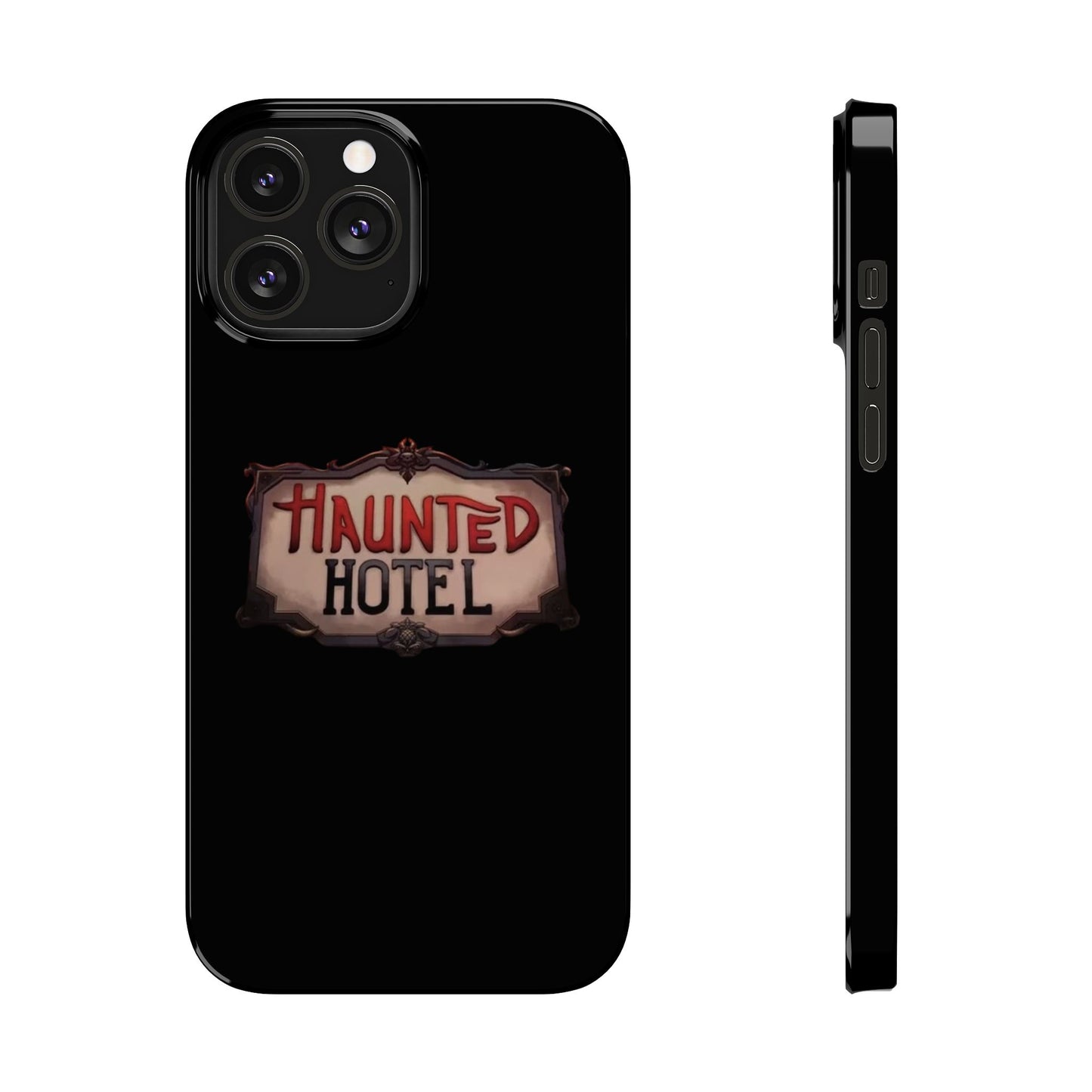 Haunted Hotel iPhone Logo Case Black