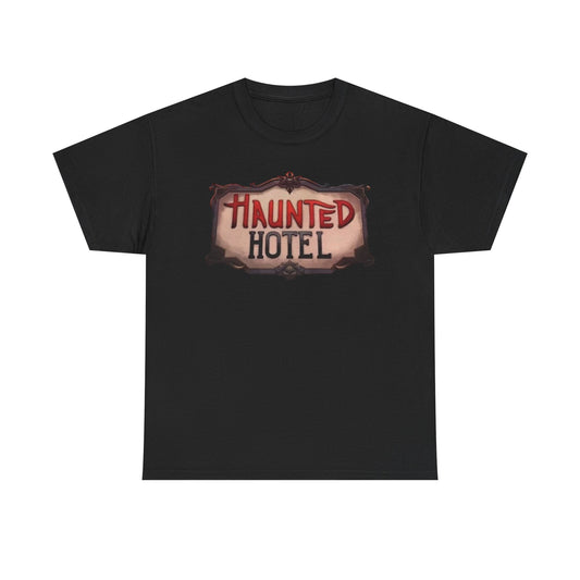 Haunted Hotel Logo T-Shirt Black