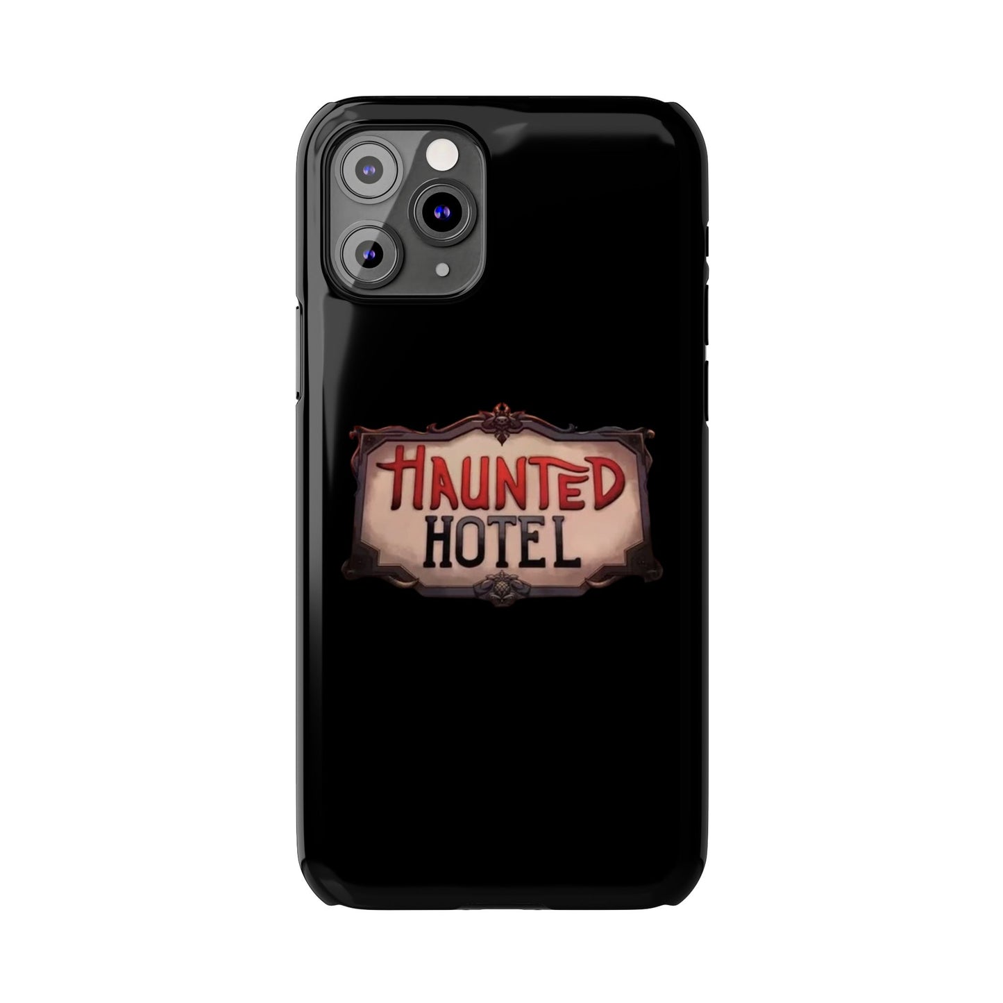 Haunted Hotel iPhone Logo Case Black
