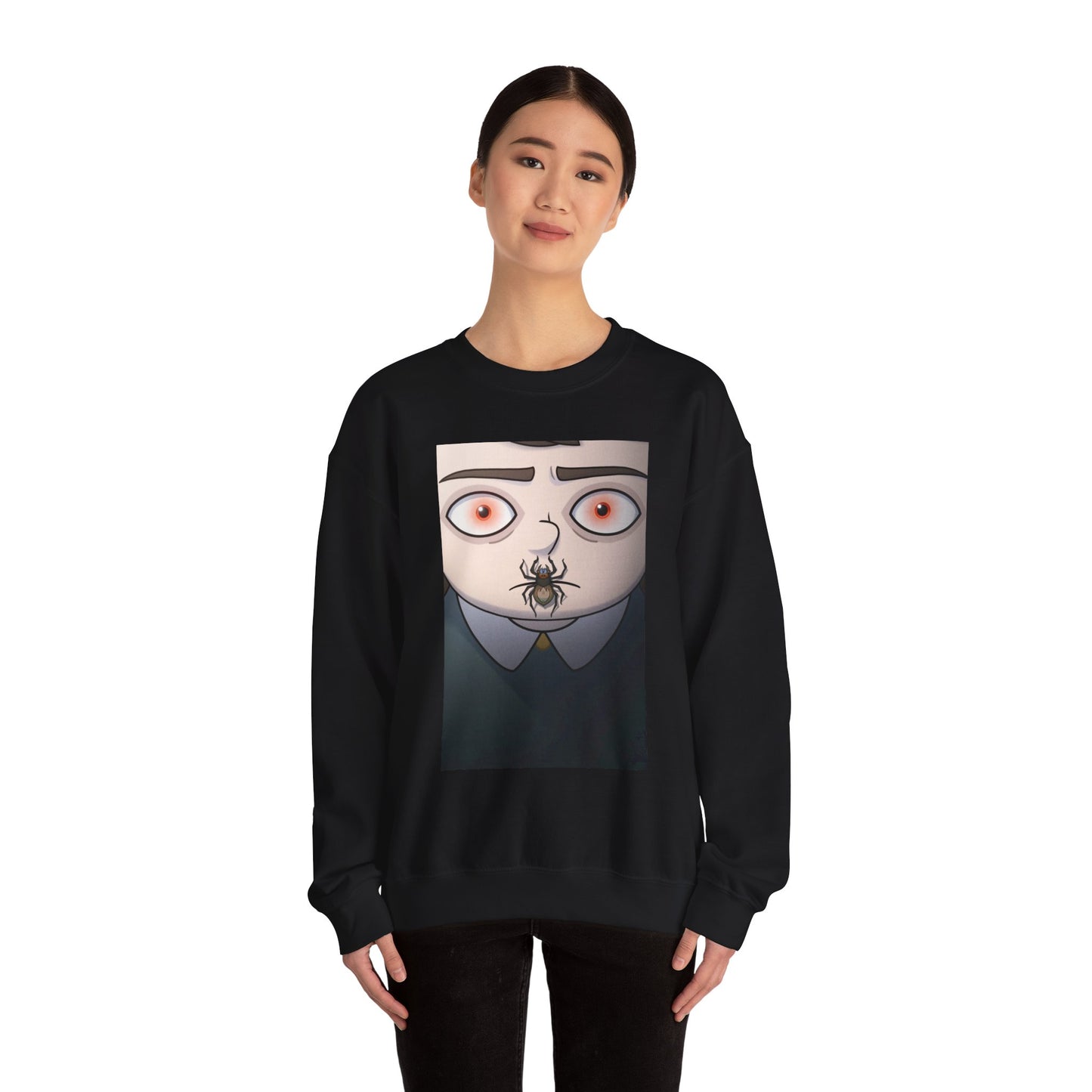 Haunted Hotel Abaddon & Spider Sweatshirt Black