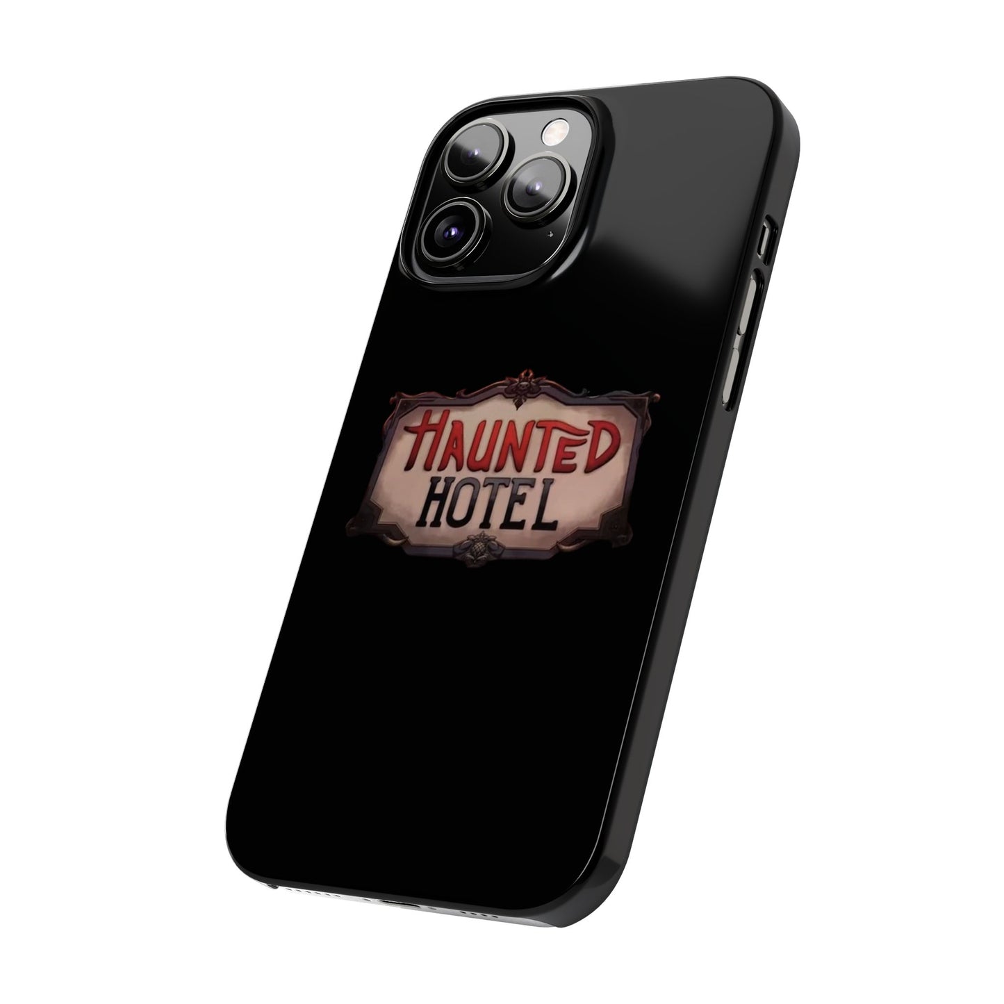 Haunted Hotel iPhone Logo Case Black