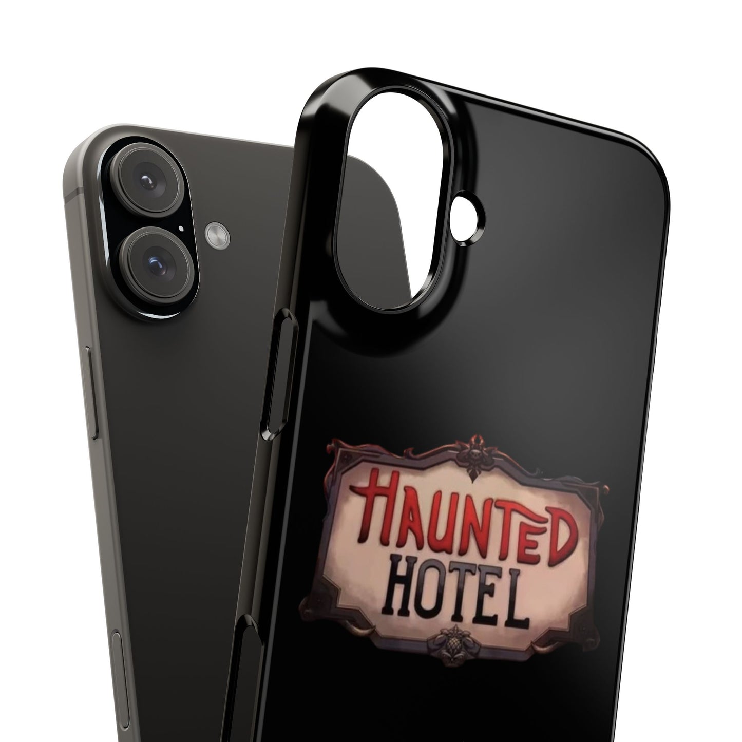 Haunted Hotel iPhone Logo Case Black