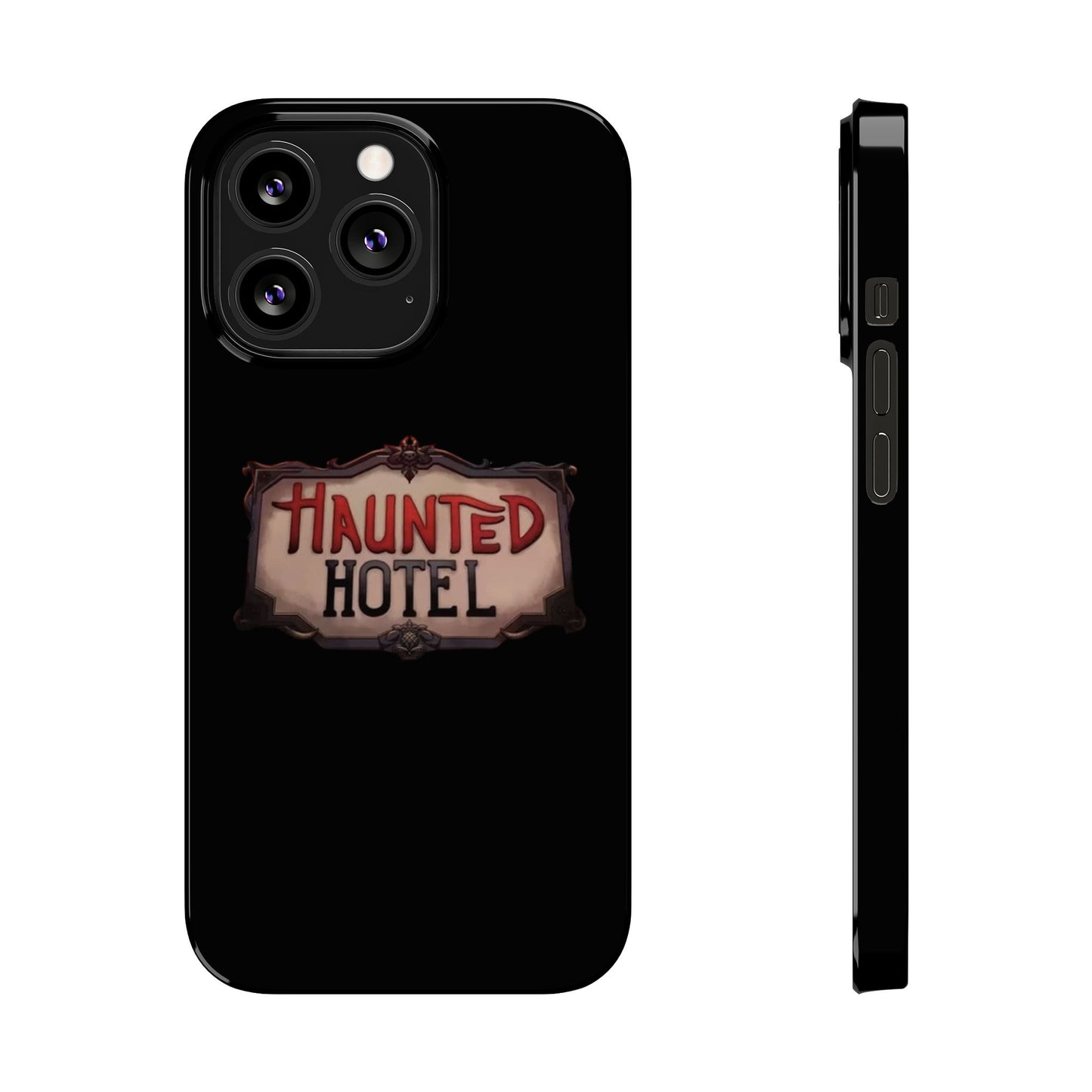 Haunted Hotel iPhone Logo Case Black