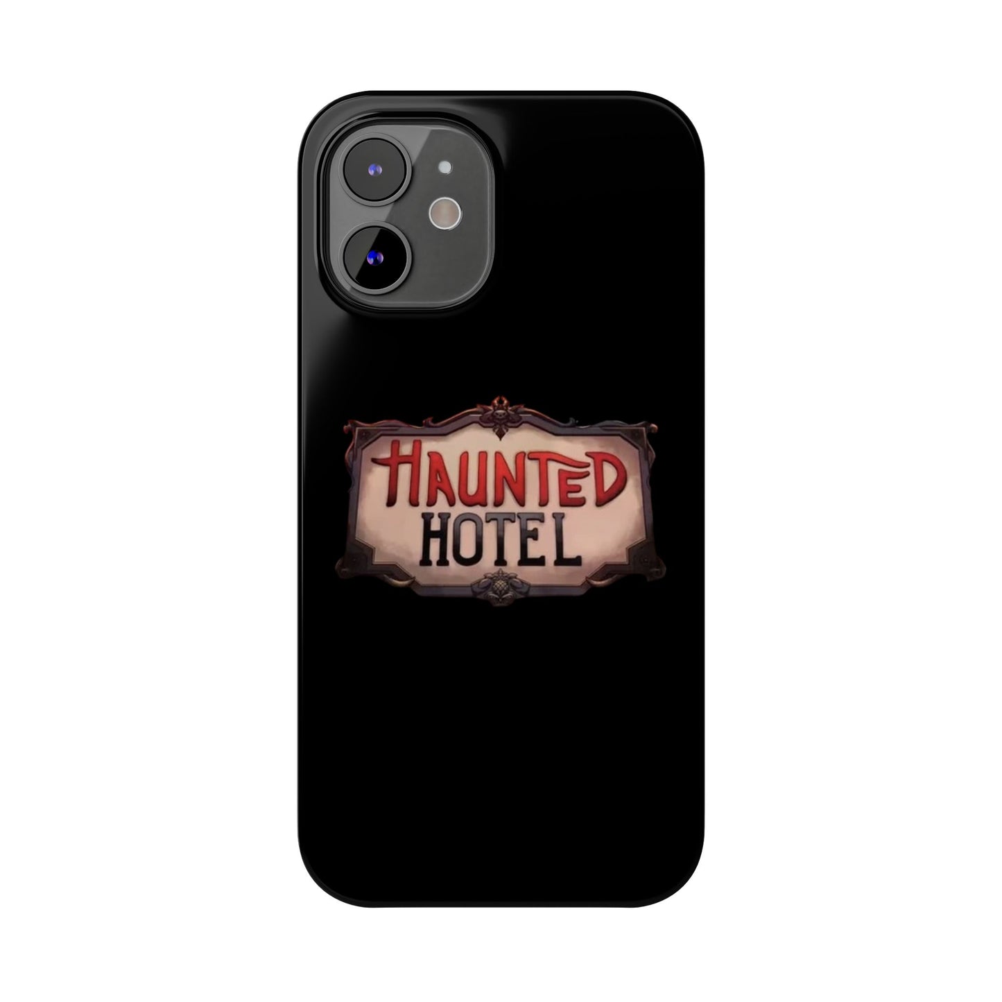 Haunted Hotel iPhone Logo Case Black