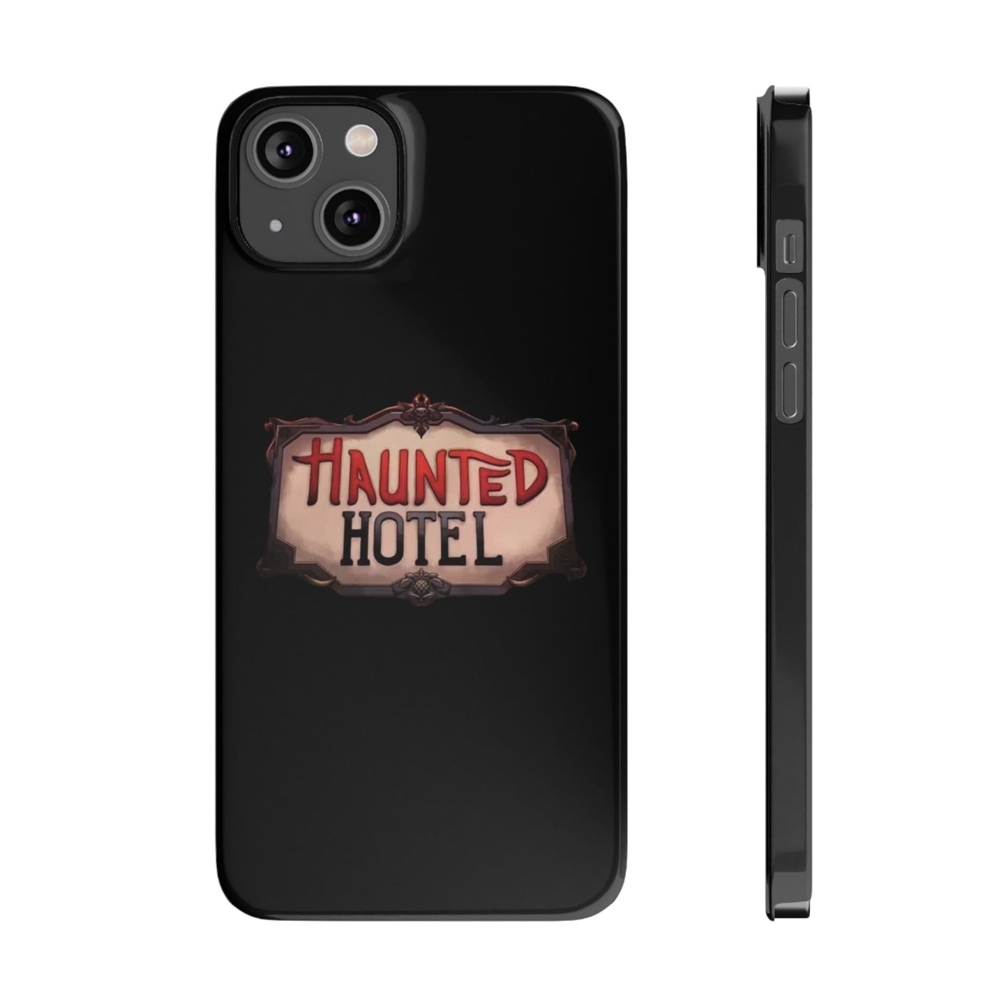 Haunted Hotel iPhone Logo Case Black
