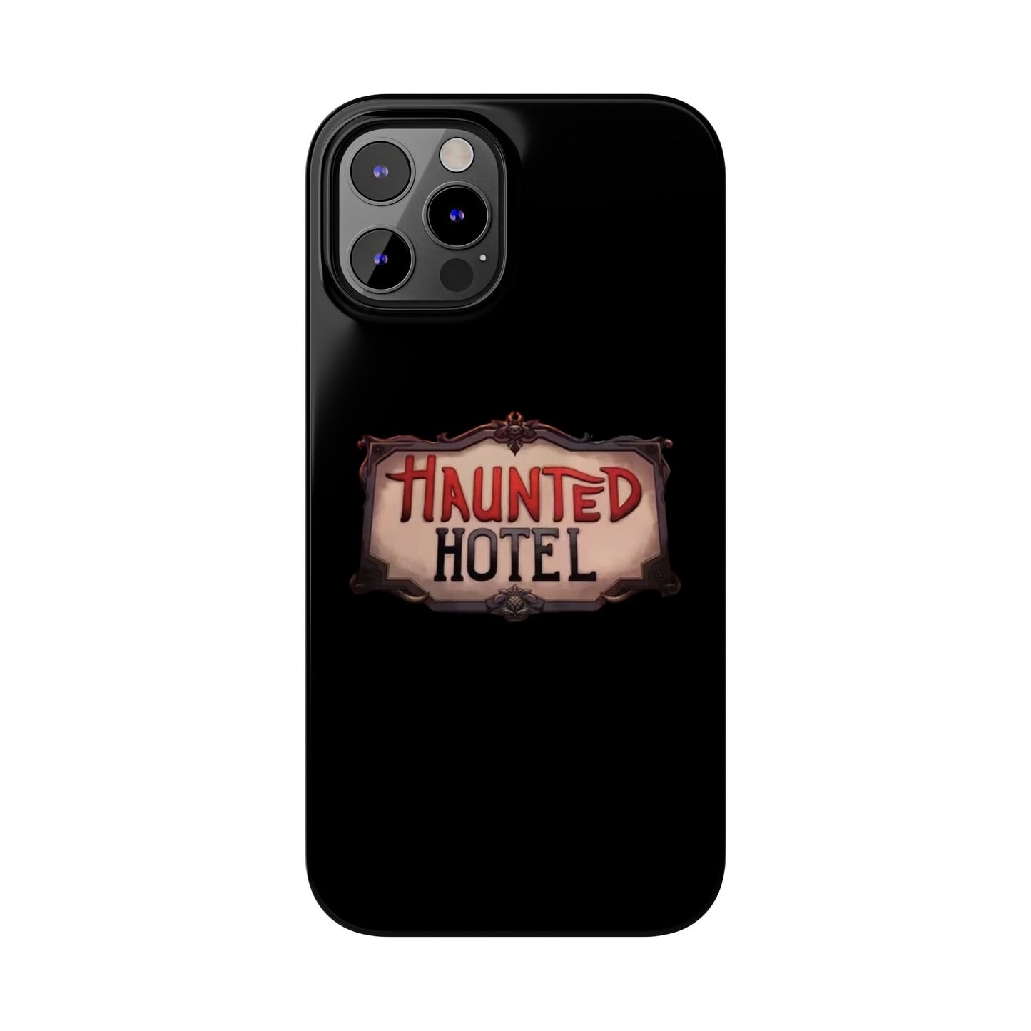 Haunted Hotel iPhone Logo Case Black