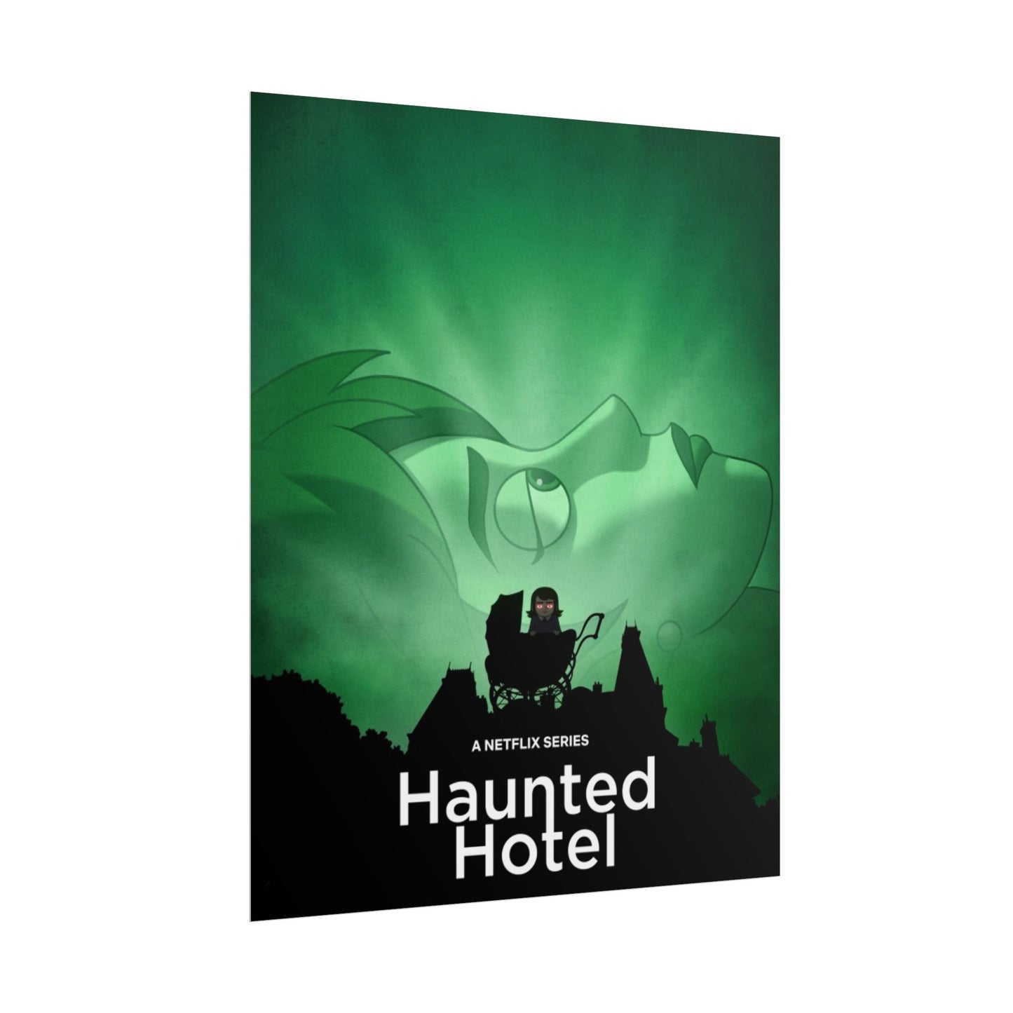 Haunted Hotel Creepy Poster