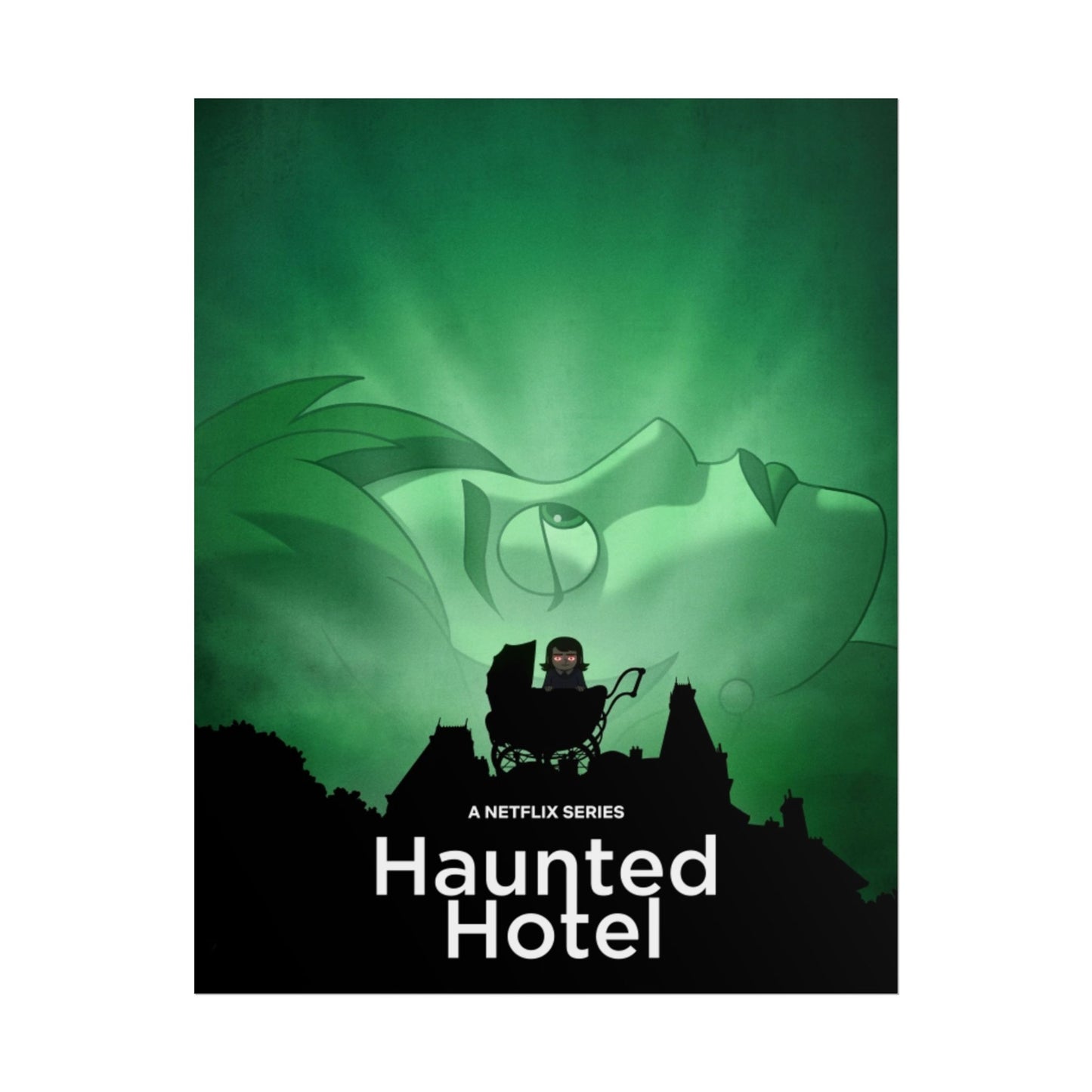 Haunted Hotel Creepy Poster