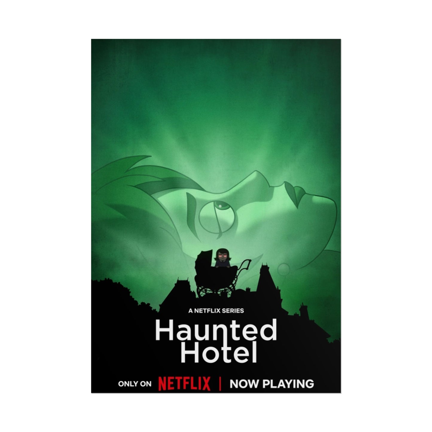 Haunted Hotel Creepy Poster