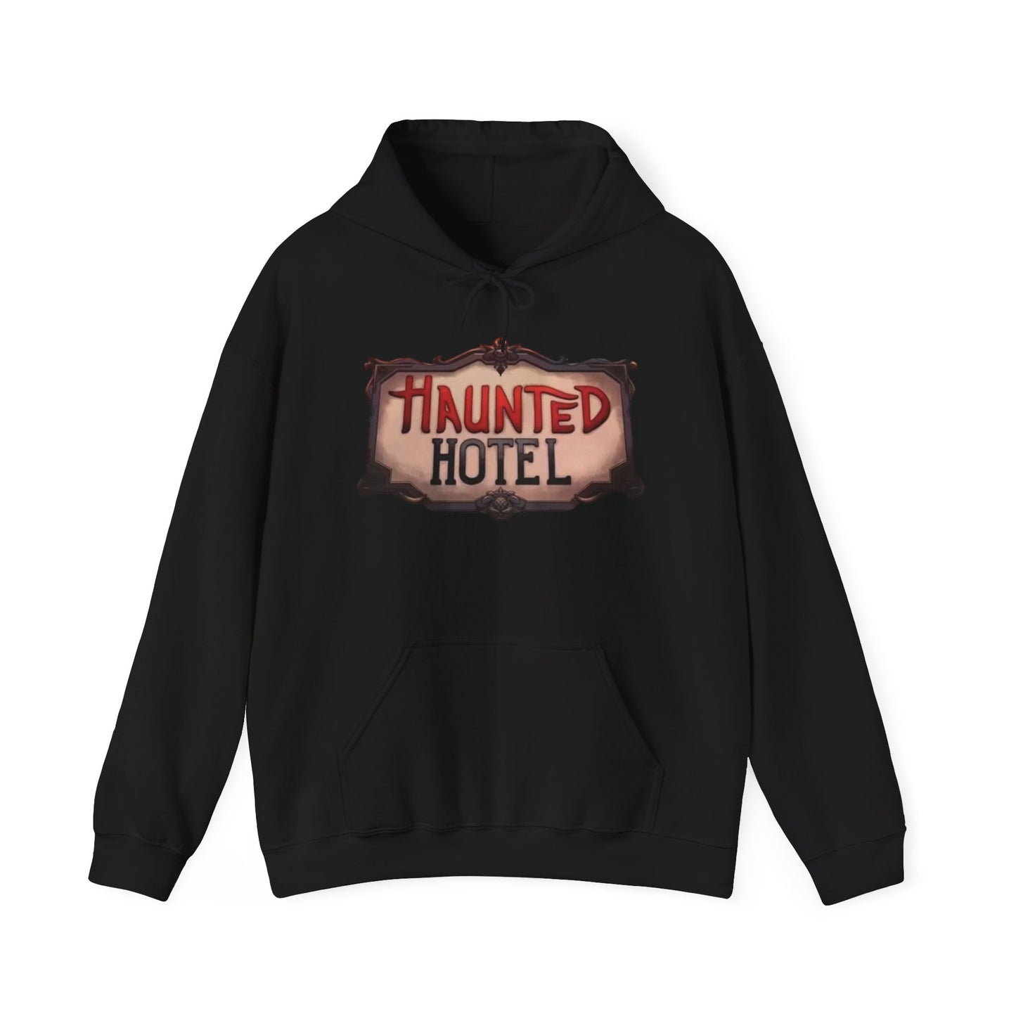 Haunted Hotel Logo Hoodie Black