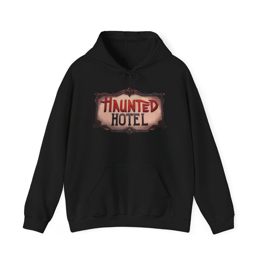 Haunted Hotel Logo Hoodie Black