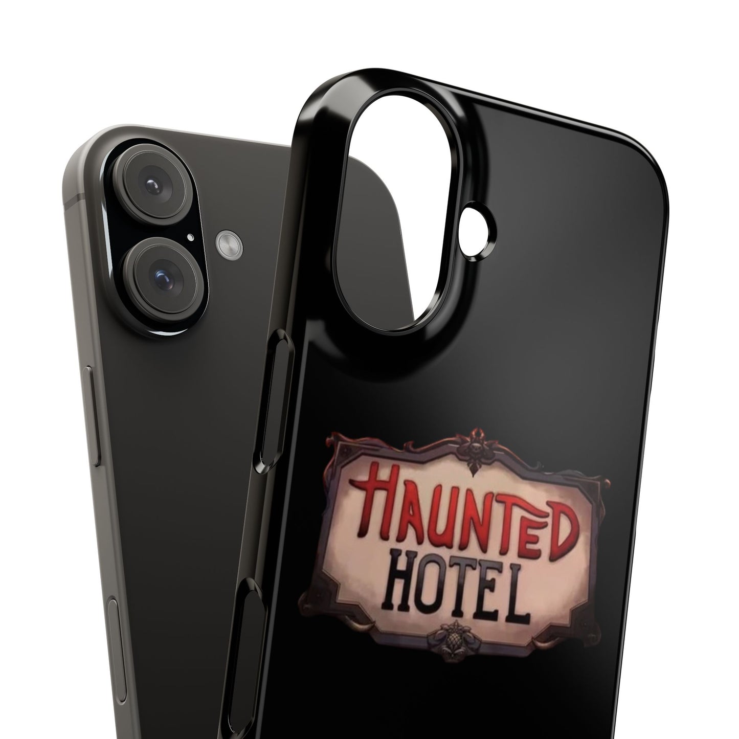 Haunted Hotel iPhone Logo Case Black