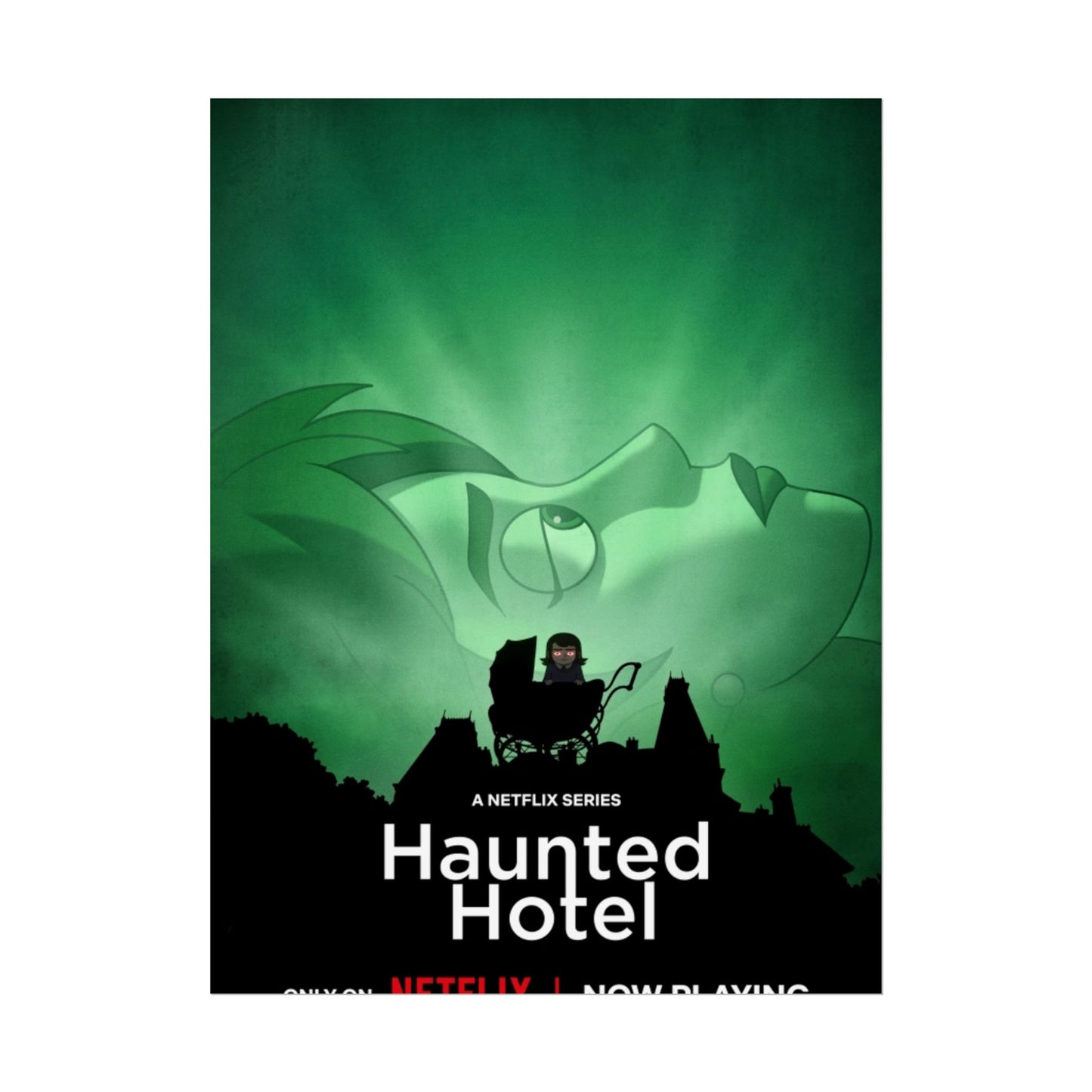 Haunted Hotel Creepy Poster