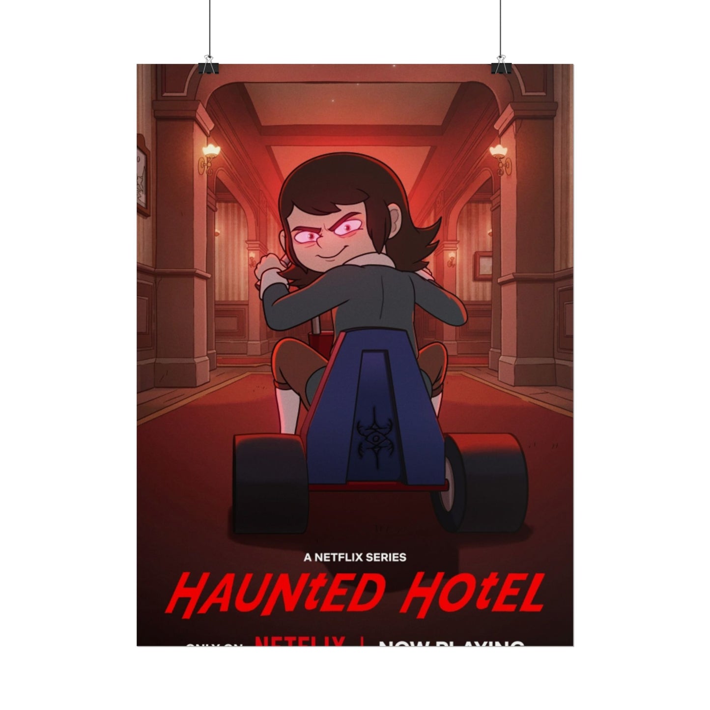 Haunted Hotel Abaddon Kart Poster