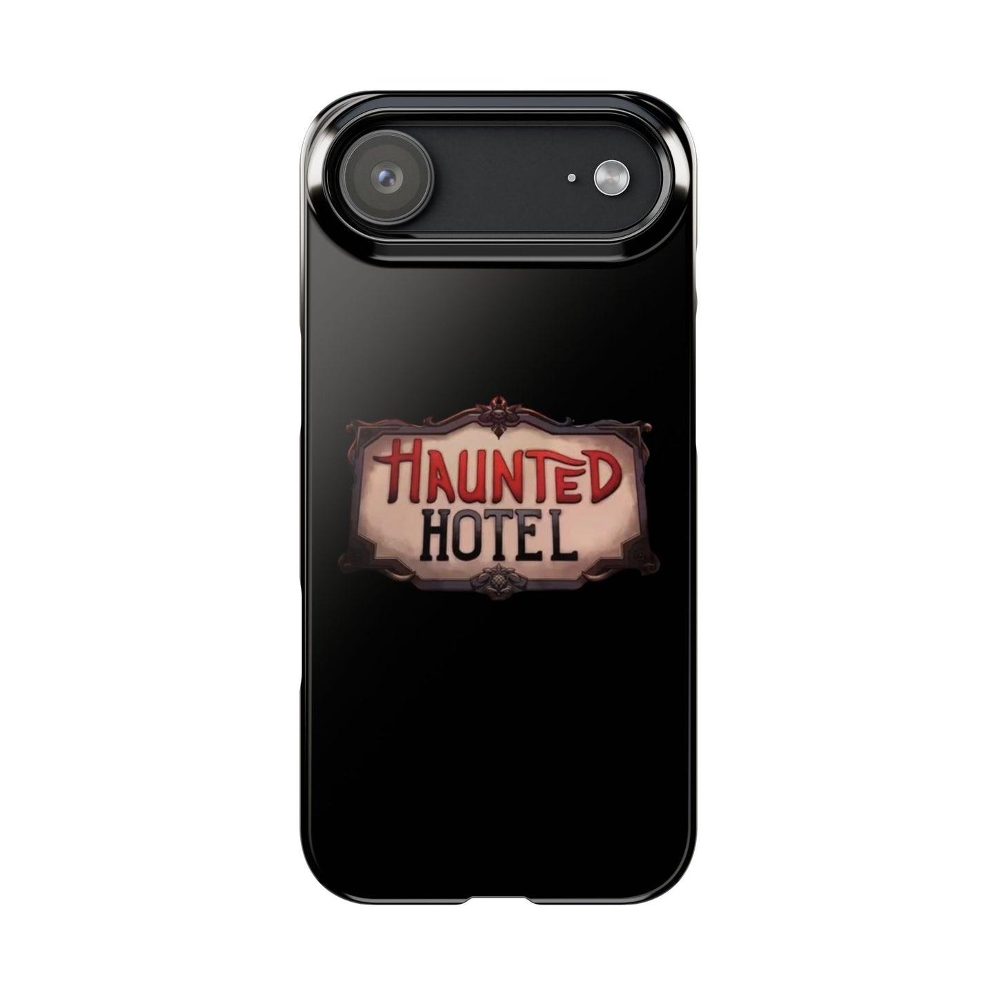 Haunted Hotel iPhone Logo Case Black