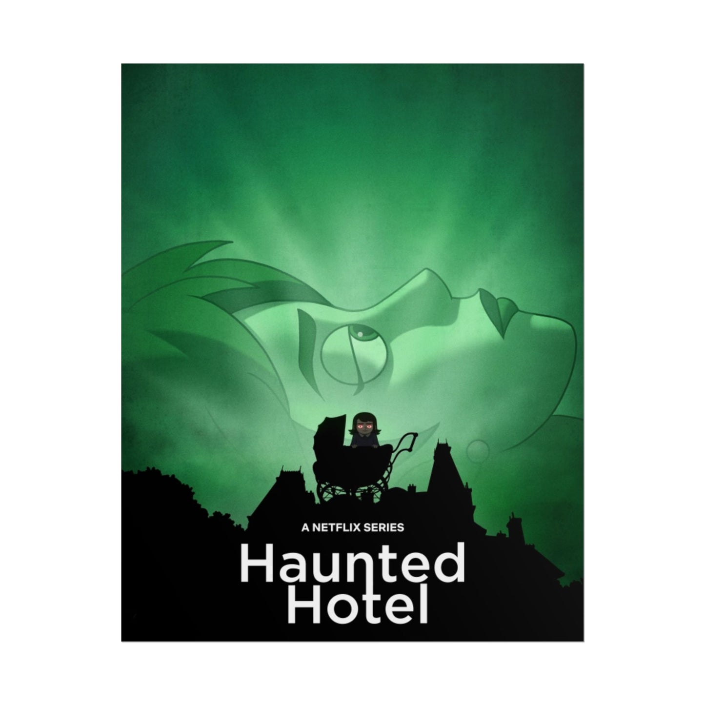 Haunted Hotel Creepy Poster