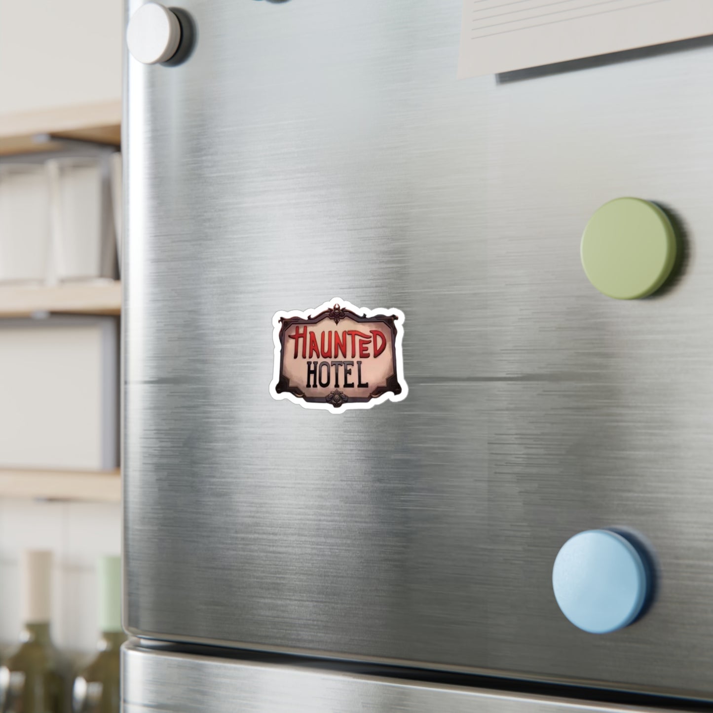 Haunted Hotel Logo Sticker