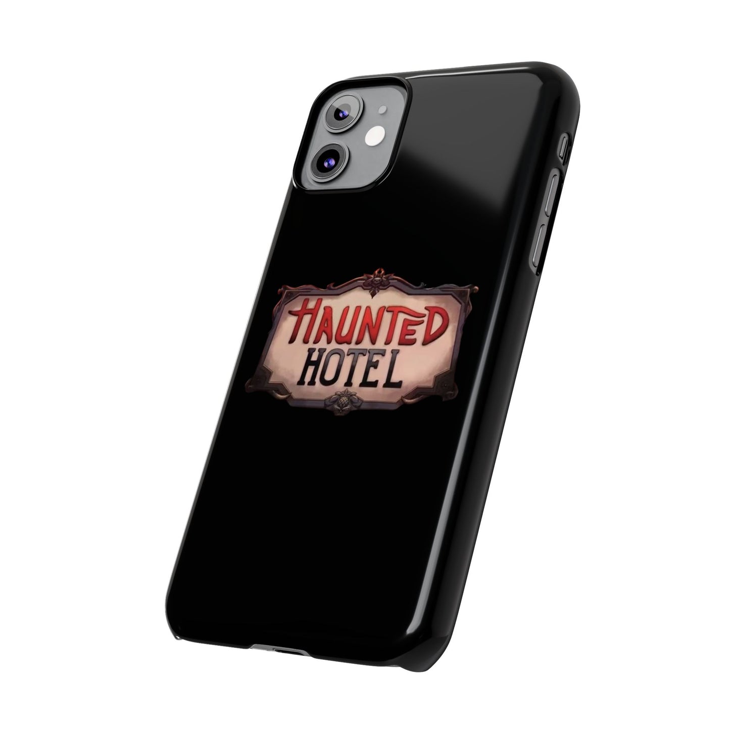 Haunted Hotel iPhone Logo Case Black