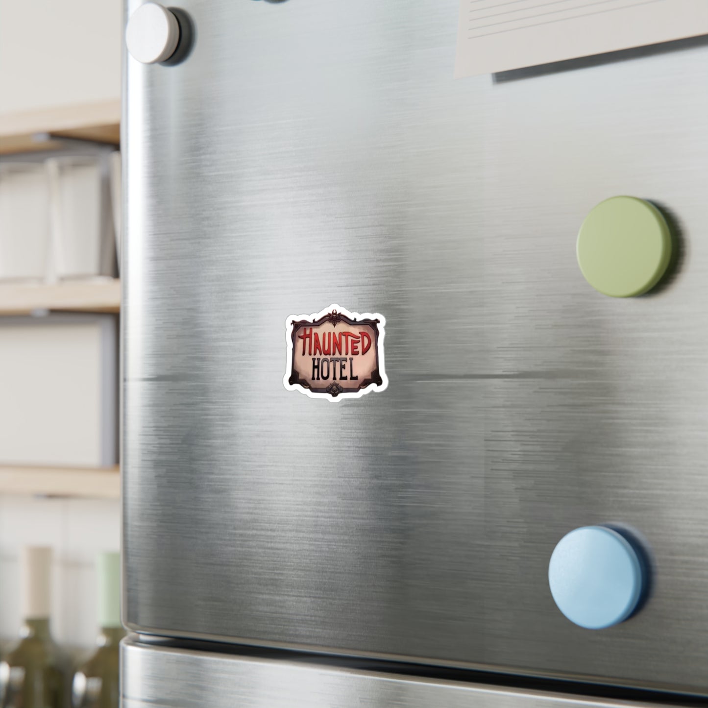 Haunted Hotel Logo Sticker