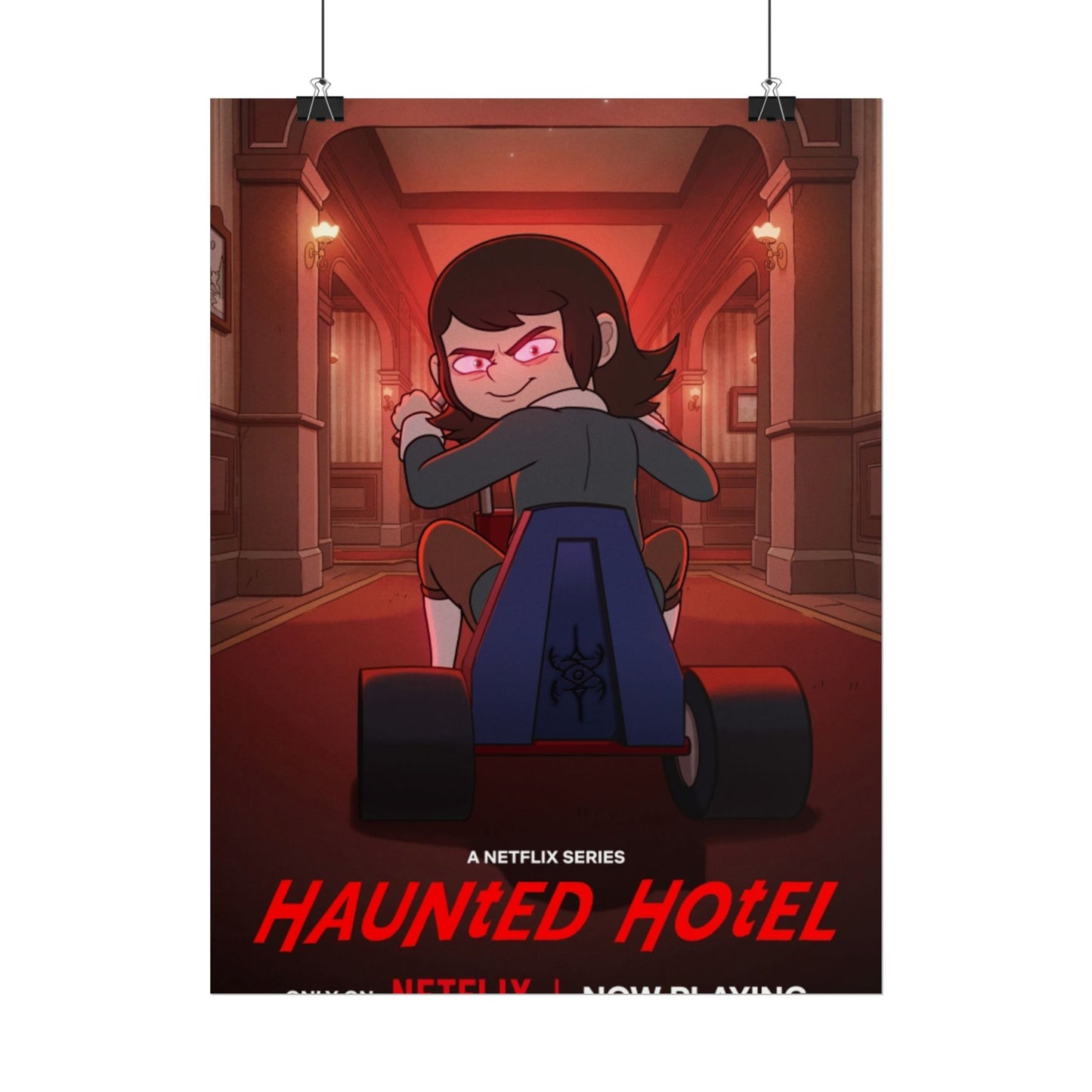 Haunted Hotel Abaddon Kart Poster
