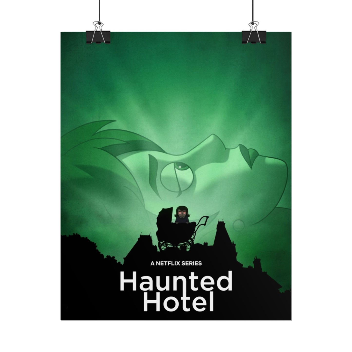 Haunted Hotel Creepy Poster