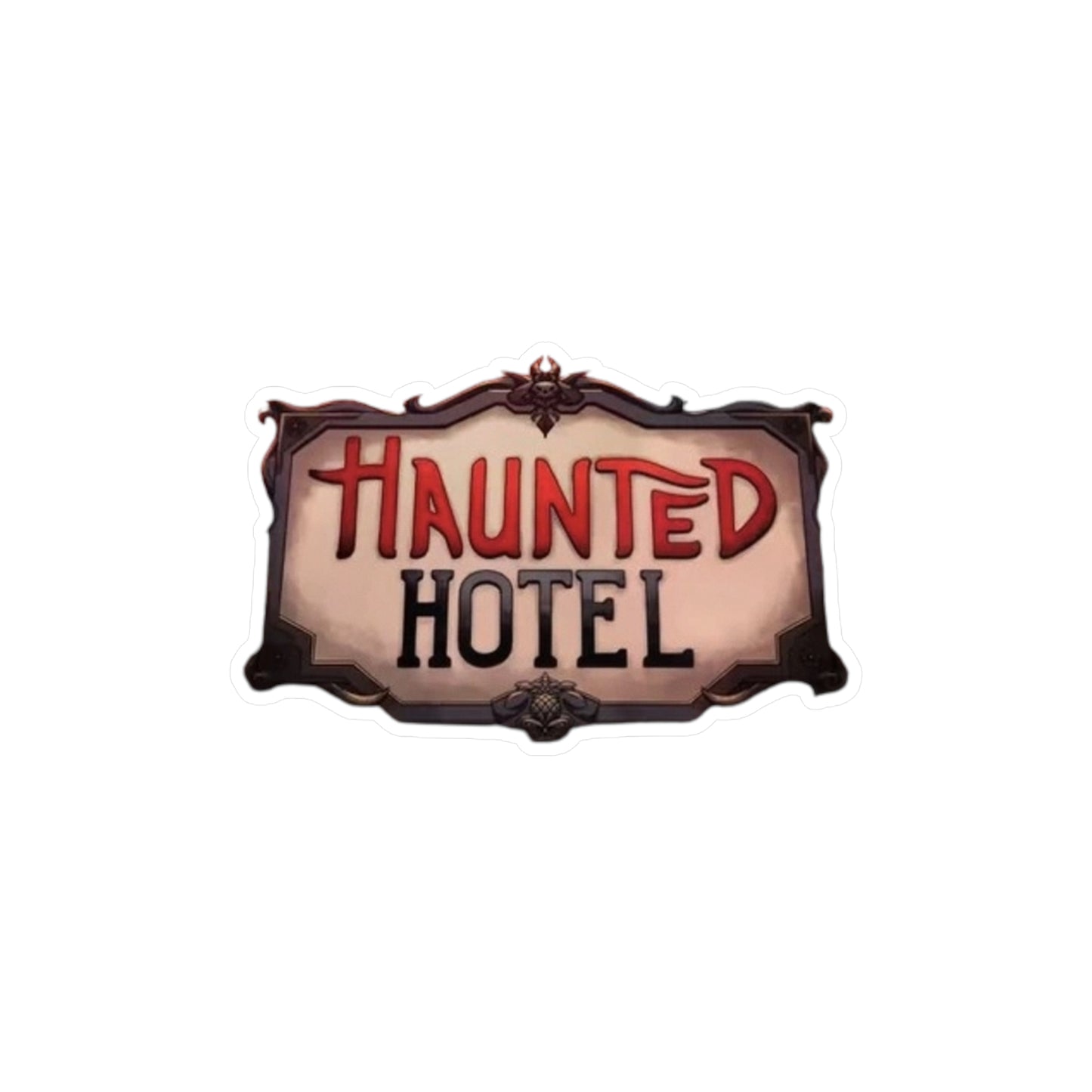 Haunted Hotel Logo Sticker