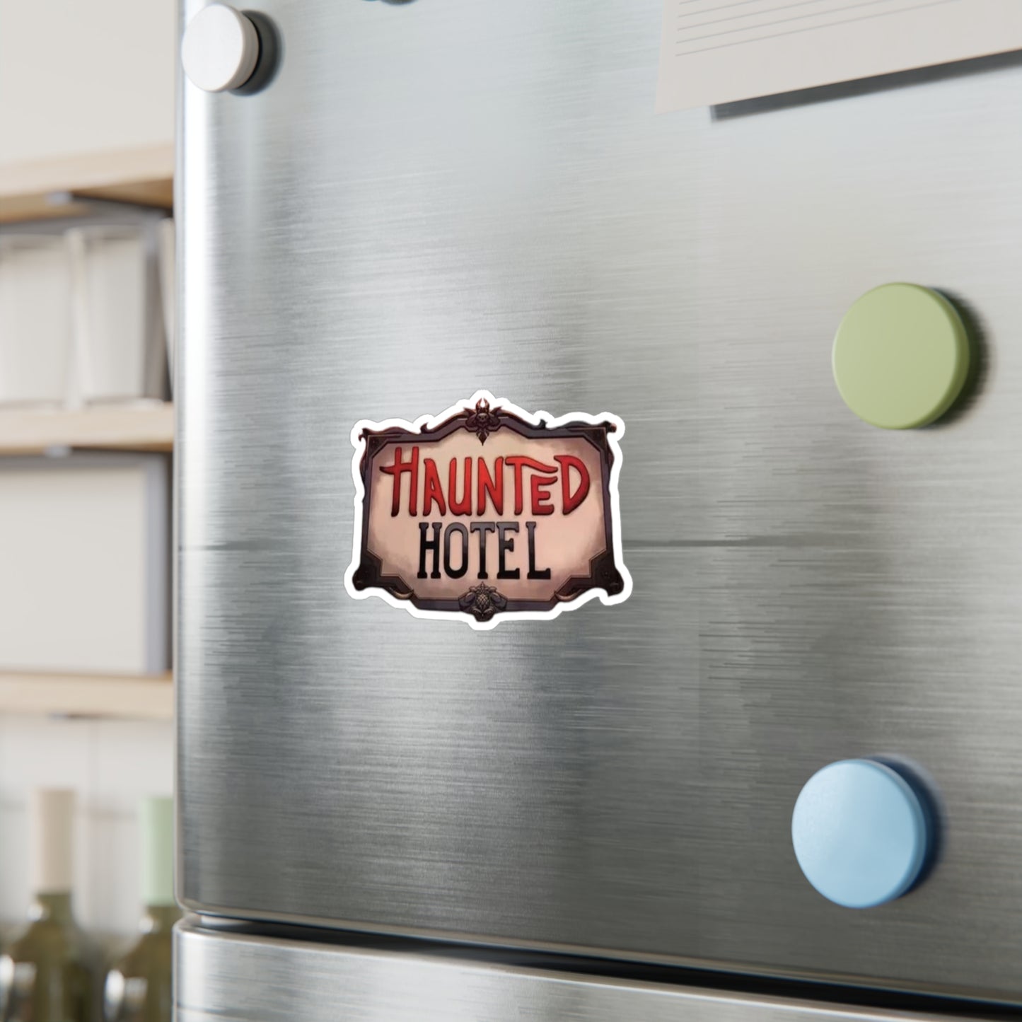 Haunted Hotel Logo Sticker