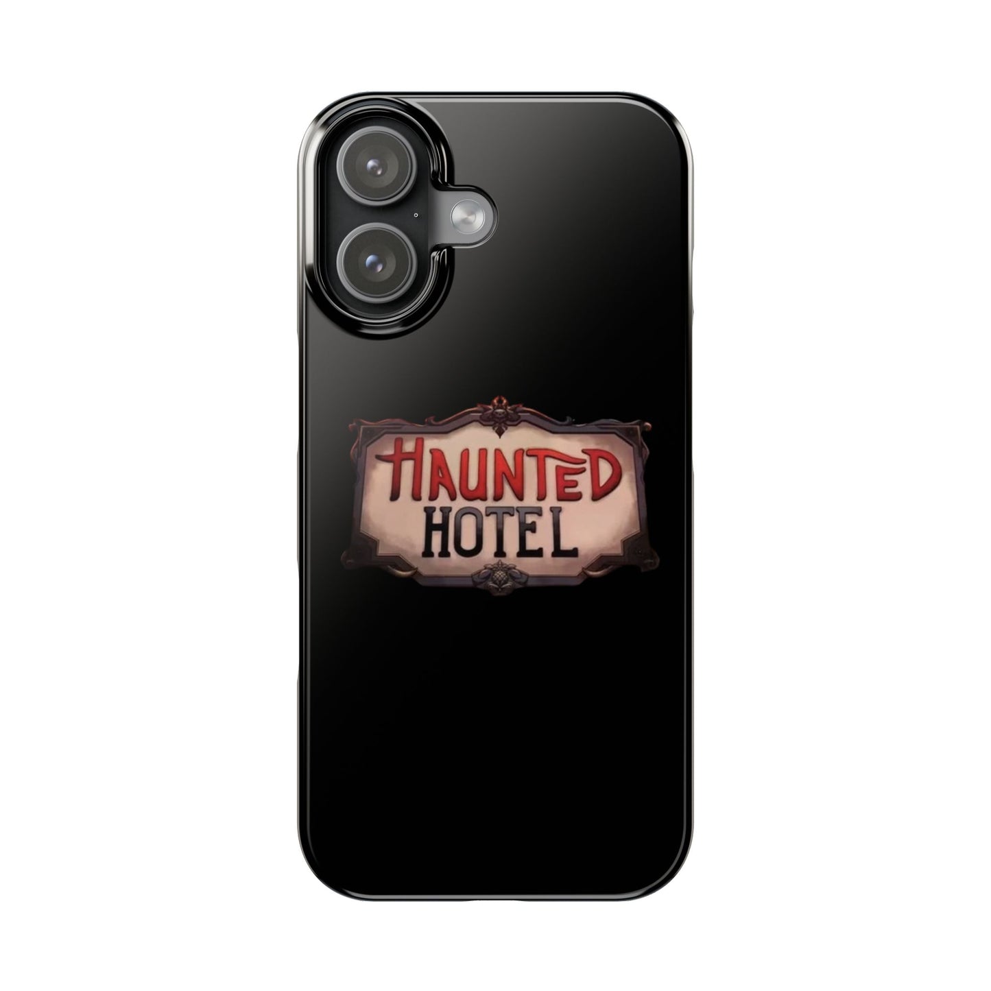 Haunted Hotel iPhone Logo Case Black