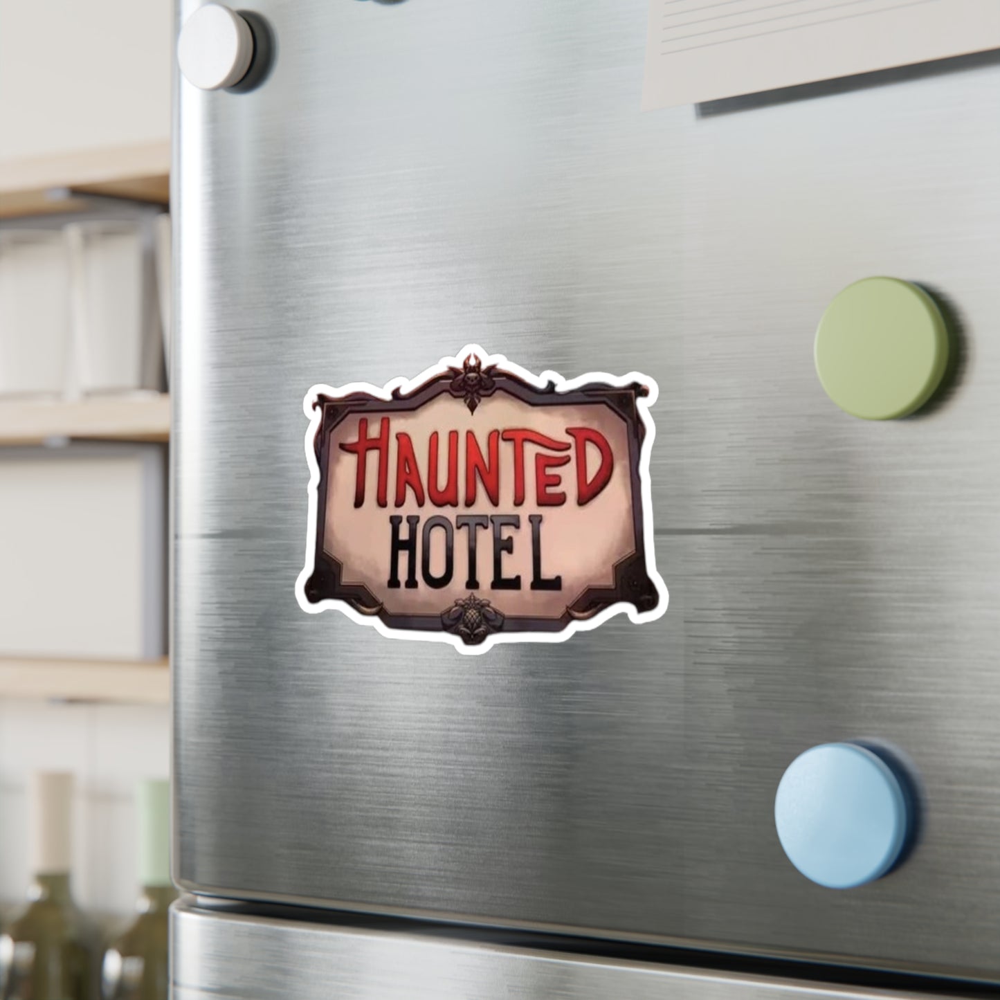 Haunted Hotel Logo Sticker