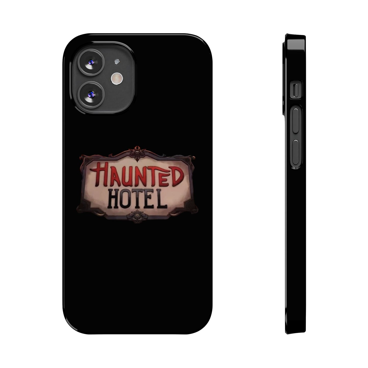 Haunted Hotel iPhone Logo Case Black