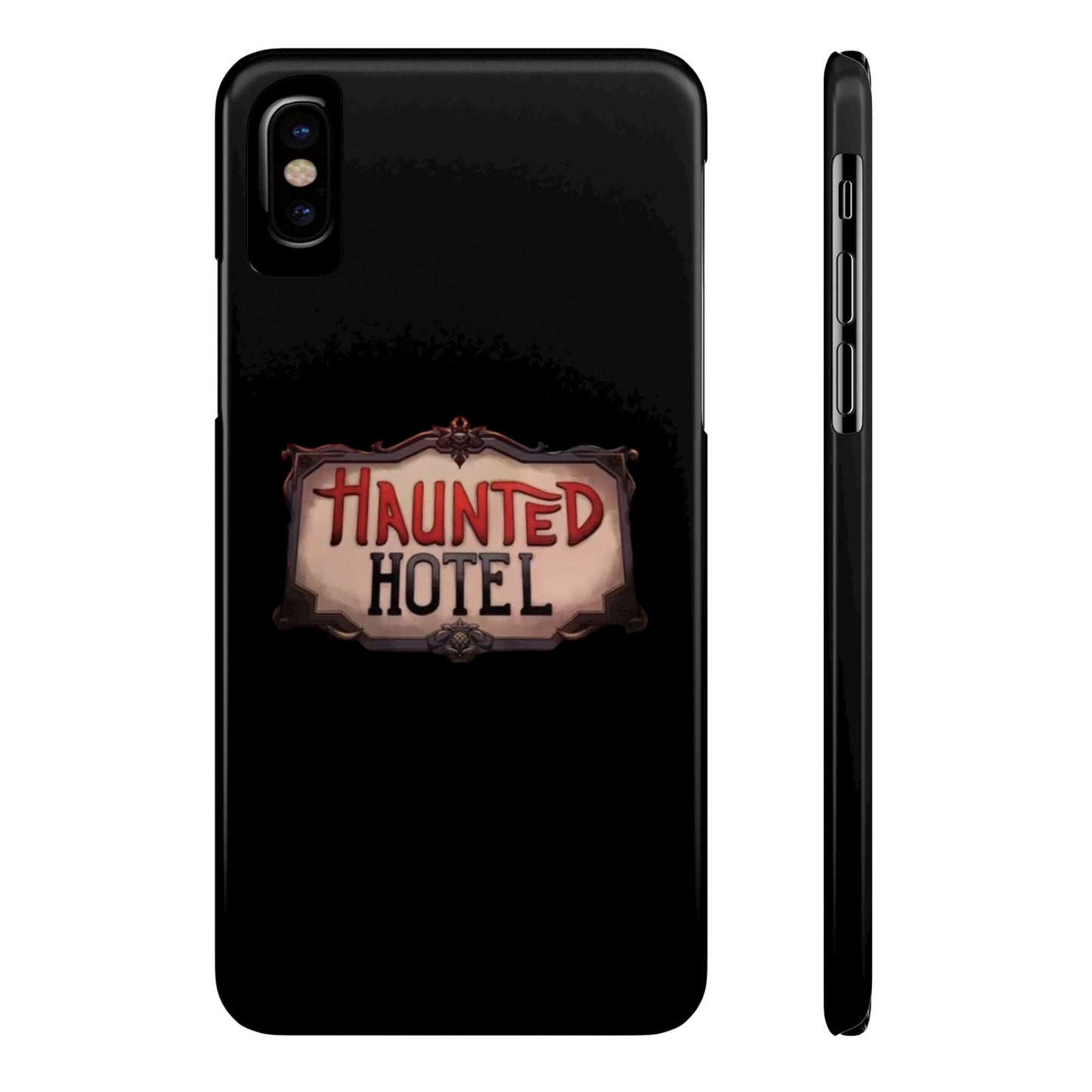Haunted Hotel iPhone Logo Case Black