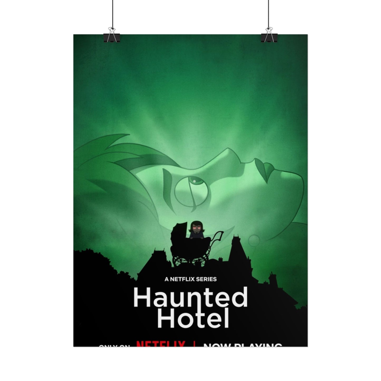 Haunted Hotel Creepy Poster
