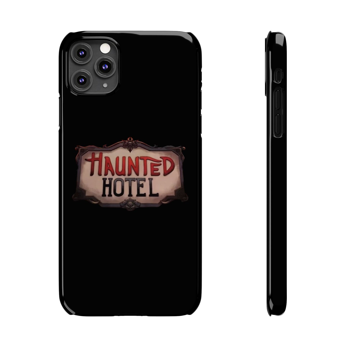 Haunted Hotel iPhone Logo Case Black