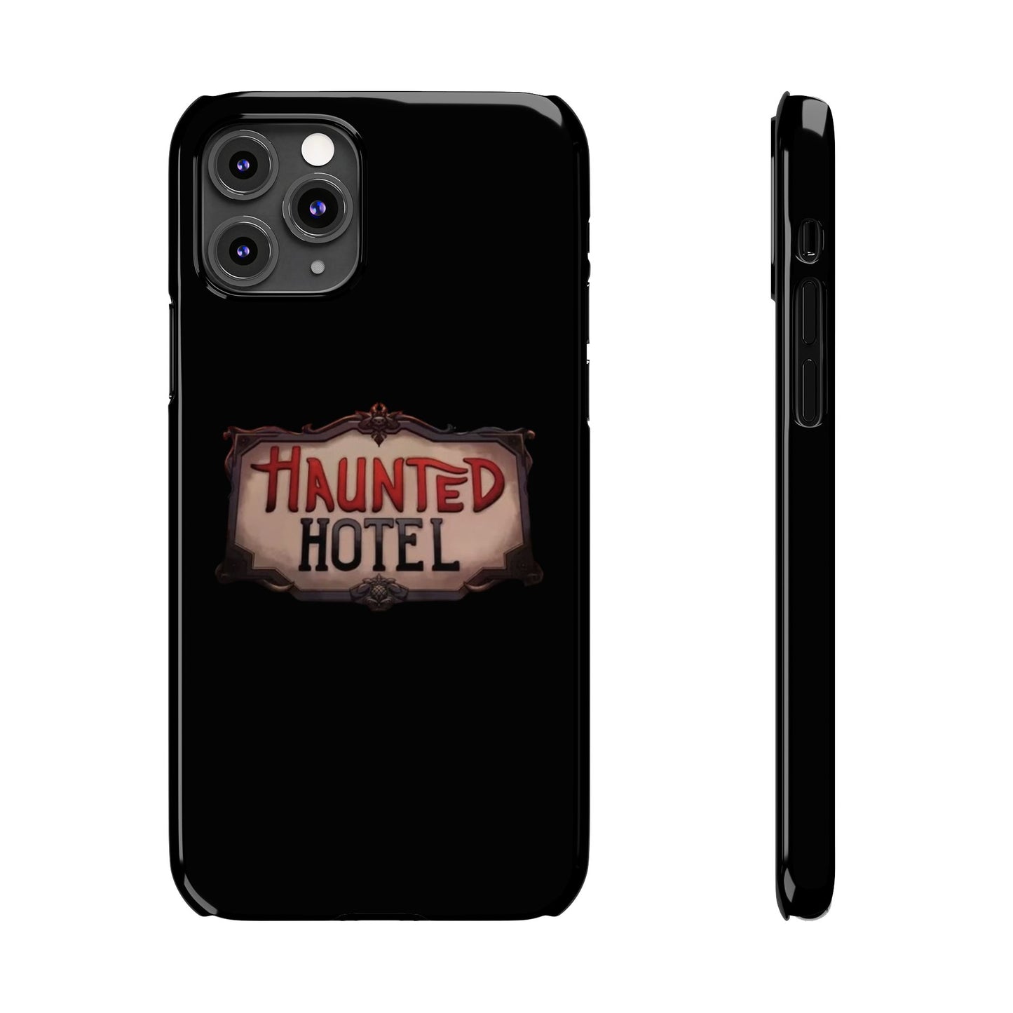Haunted Hotel iPhone Logo Case Black