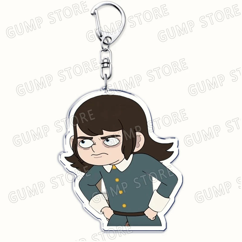 Haunted Hotel Angry Abaddon Keychain