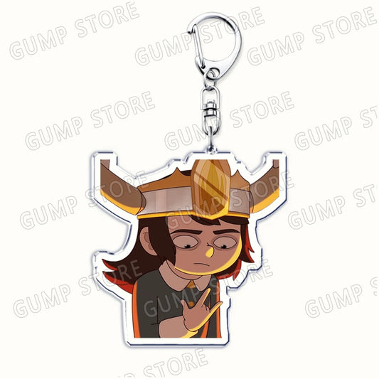 Haunted Hotel Viking Abaddon Keychain