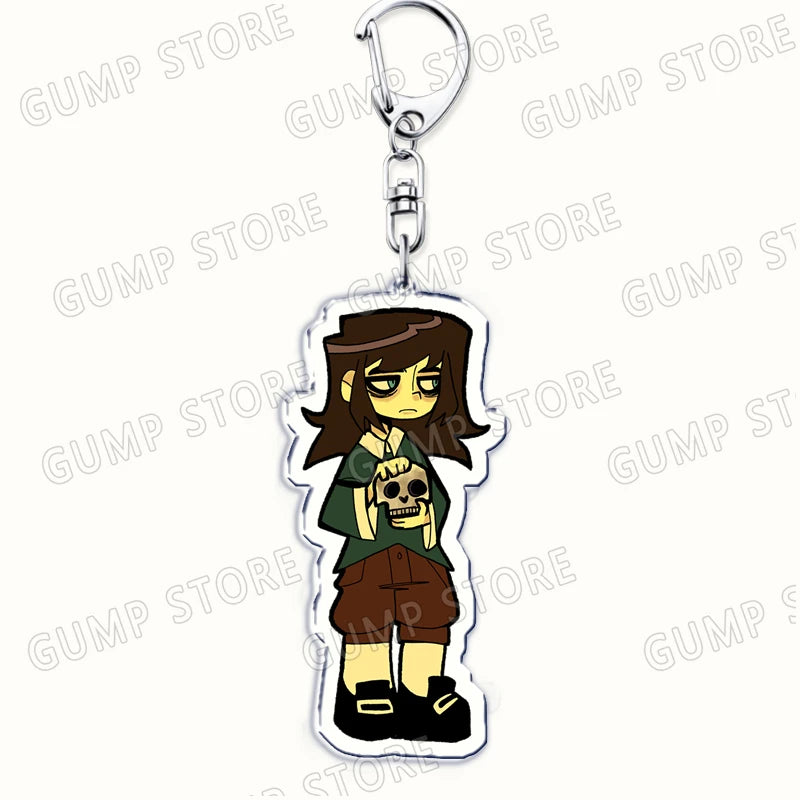 Haunted Hotel Cartoon Abaddon Keychain