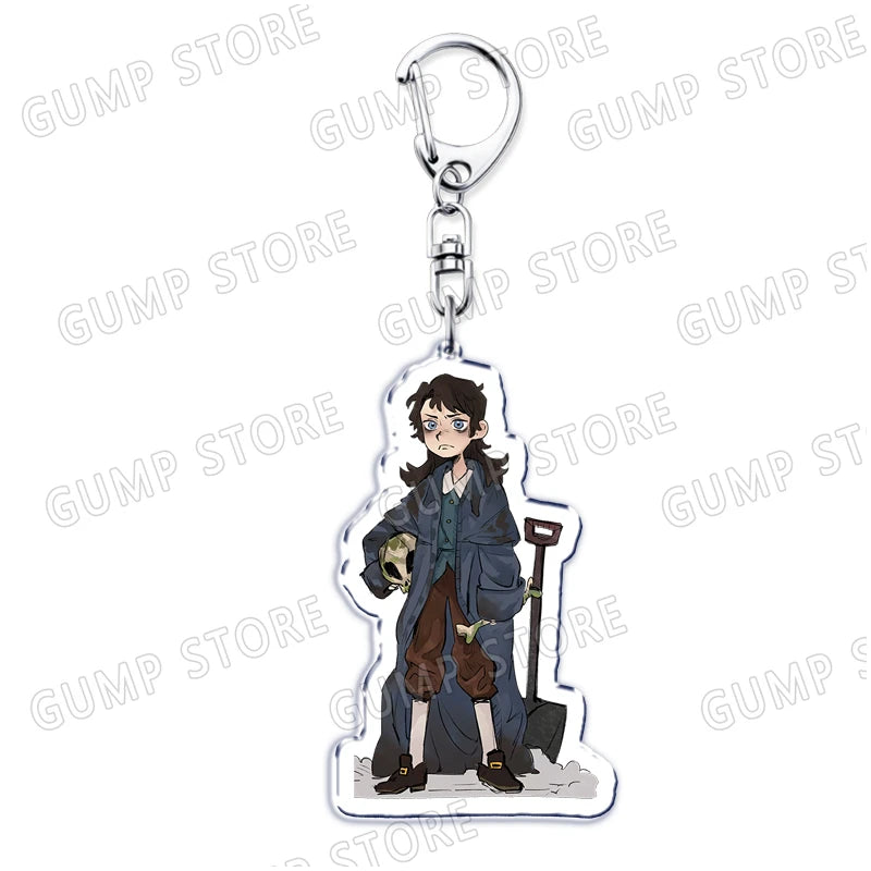 Haunted Hotel Digging Abaddon Keychain