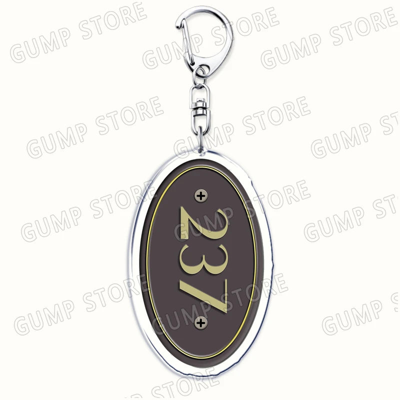 Haunted Hotel Room 237 Keychain