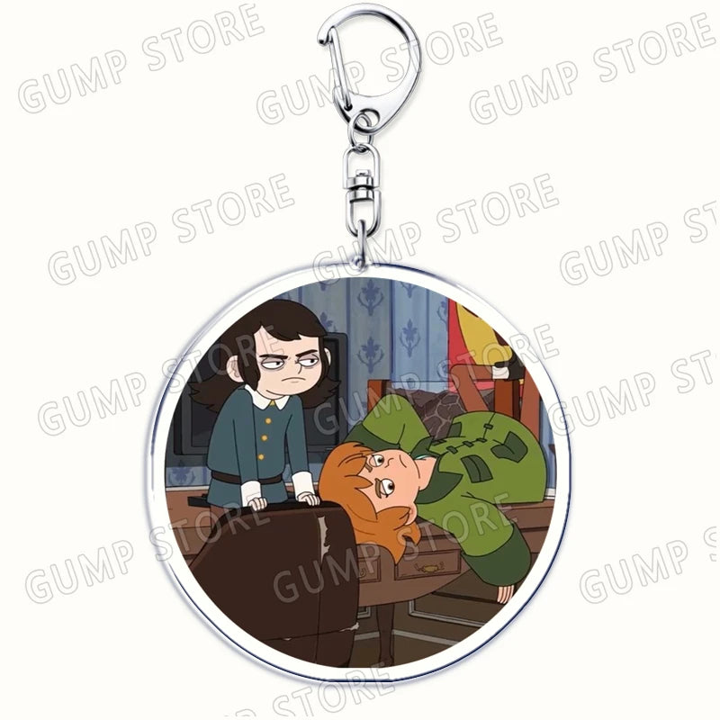 Haunted Hotel Esther & Abaddon Keychain